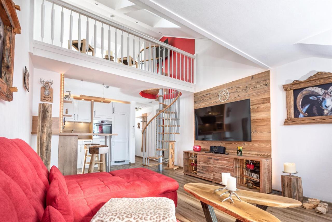 Ferienwohnung Alpenliebe-Mit Bergblick Oberstaufen Exterior foto